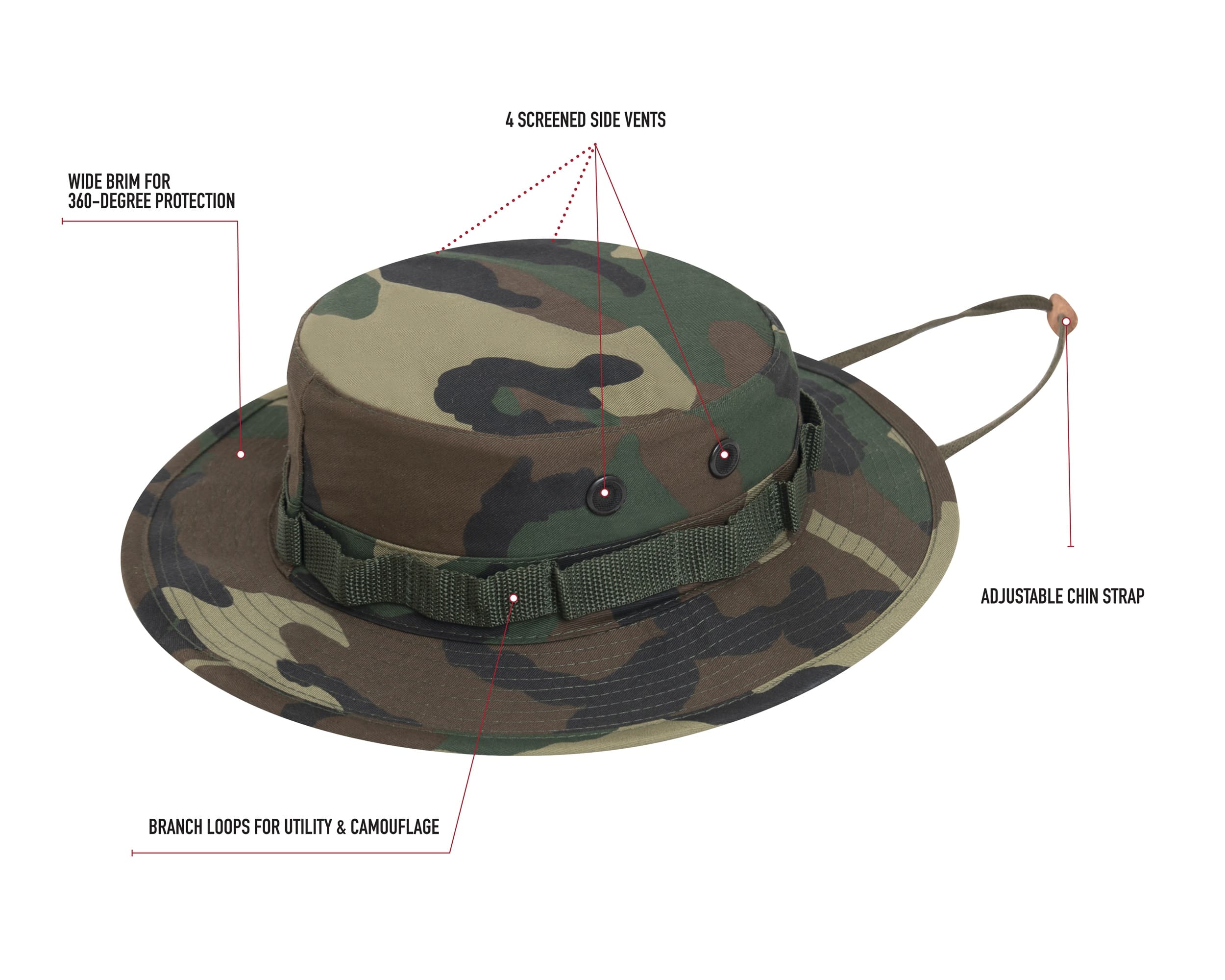 Rothco Camo Boonie Hat - Image 15