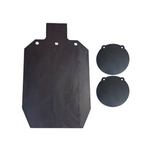 12" x 20" COMBO AR500 IDPA 3/8″ and TARGET GONGS